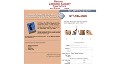 Desktop Screenshot of denver.plasticsurgeryportal.com